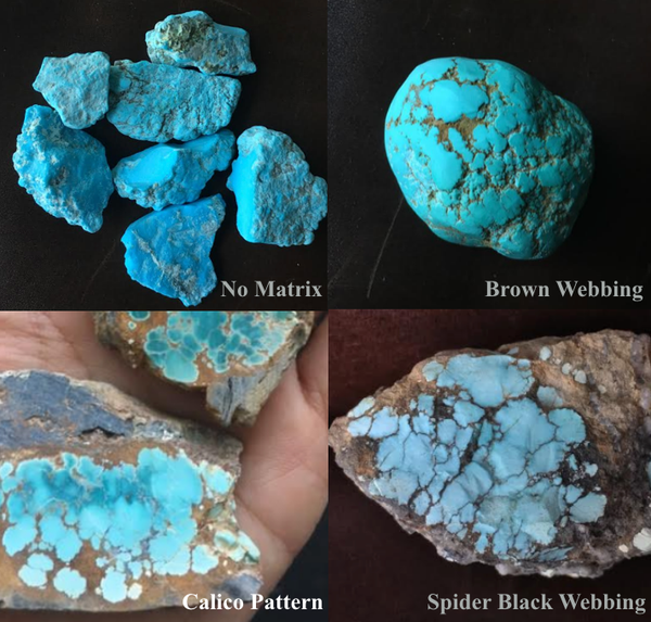 Turquoise stone with black veins online