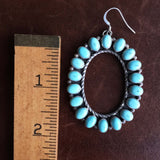 Beautiful Handmade Campitos Mini Cluster Oval Shaped Sterling Silver Earrings