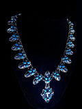 Elegant Sterling Natural Sleeping Beauty Turquoise Topaz Necklace Leo Feeney