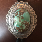 For Men Large Statement Royston Turquoise Bolo Tie