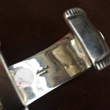 Luxurious Handmade Sterling Silver 3-Stone Royston Turquoise Bracelet