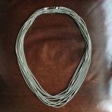 Beautiful Handmade 5 Strand 80 Inch Necklace Chain with 4mm Navajo Beads