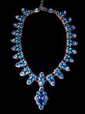 Elegant Sterling Natural Sleeping Beauty Turquoise Topaz Necklace Leo Feeney