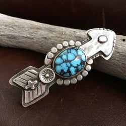 Handmade Simple Sterling Silver Overlay Chinese Hubei Arrow Ring Size 7